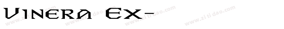 Vinera Ex字体转换